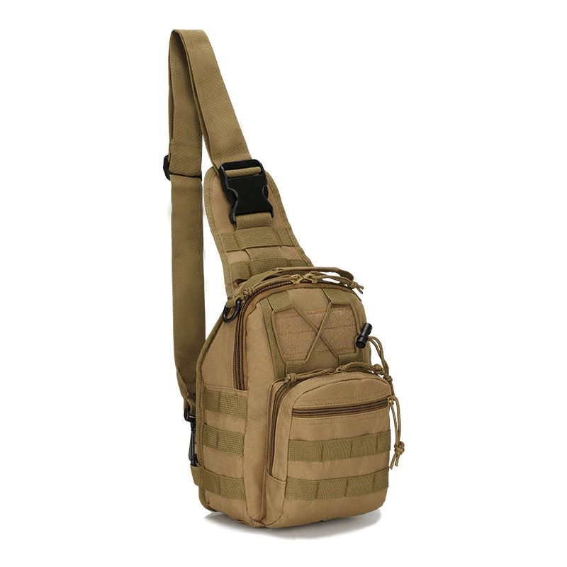 Dsermall Mens Backpack Waterproof Tactical Sling Chest Pack Shoulder Bag Outdoor Hiking, Men's, Size: One Size